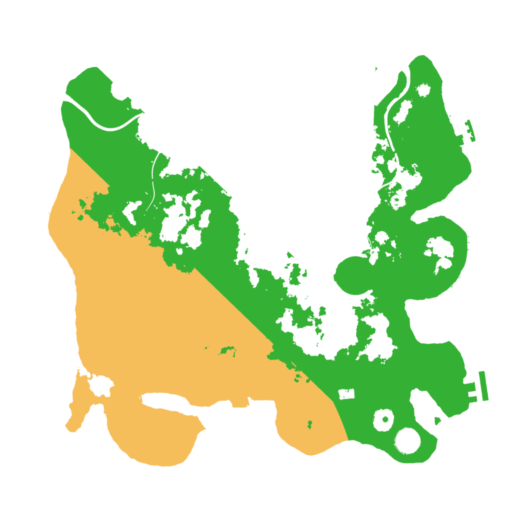 Biome Rust Map: Procedural Map, Size: 3500, Seed: 1759968230