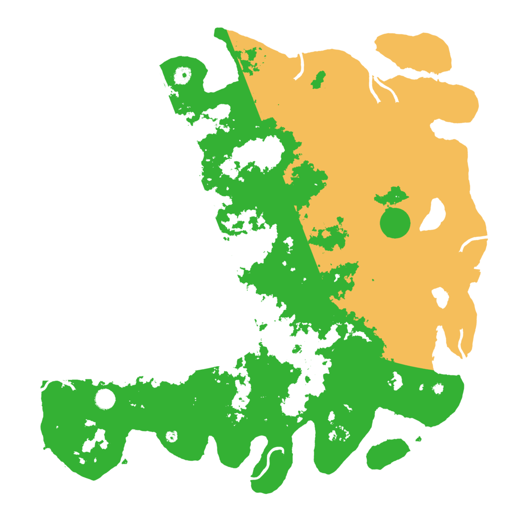 Biome Rust Map: Procedural Map, Size: 4500, Seed: 2868527