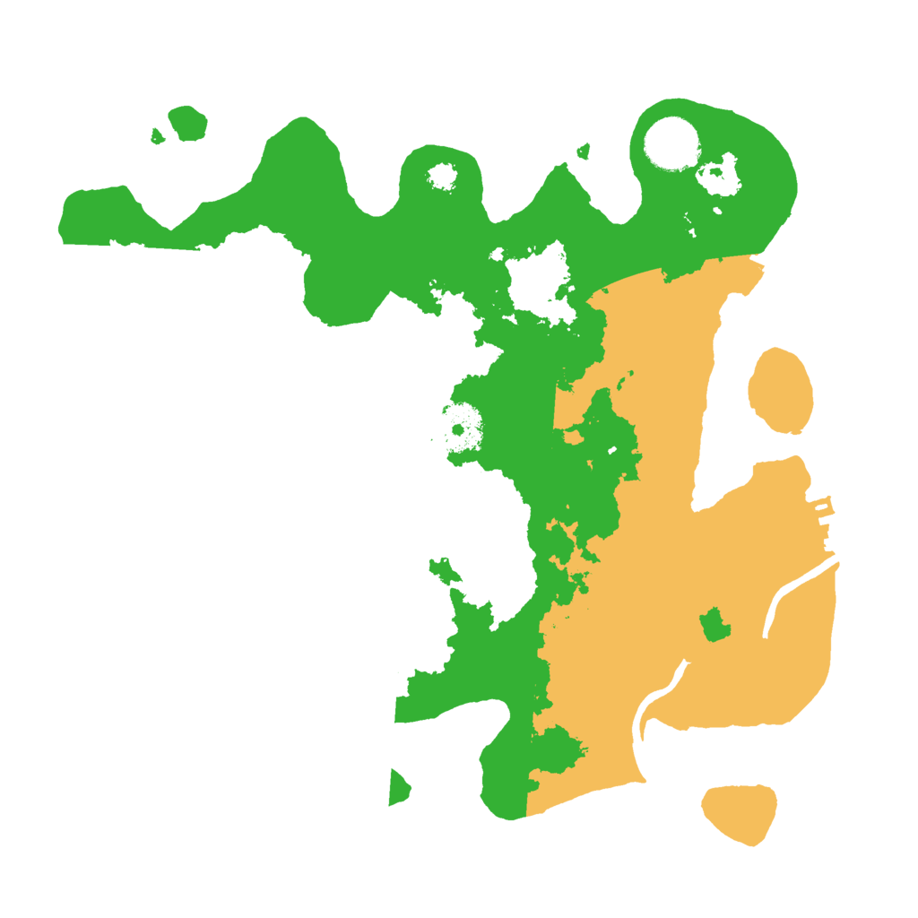 Biome Rust Map: Procedural Map, Size: 3000, Seed: 792422113