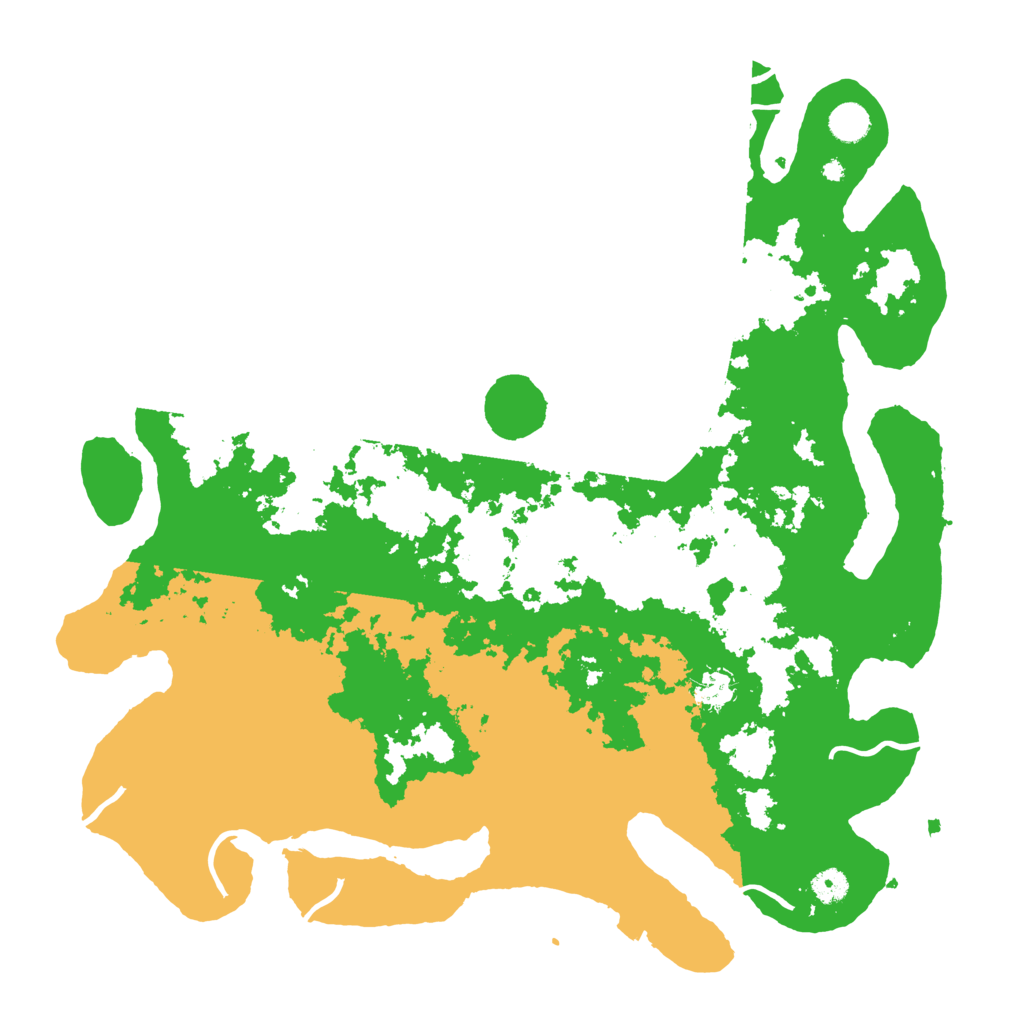 Biome Rust Map: Procedural Map, Size: 4500, Seed: 2030556748