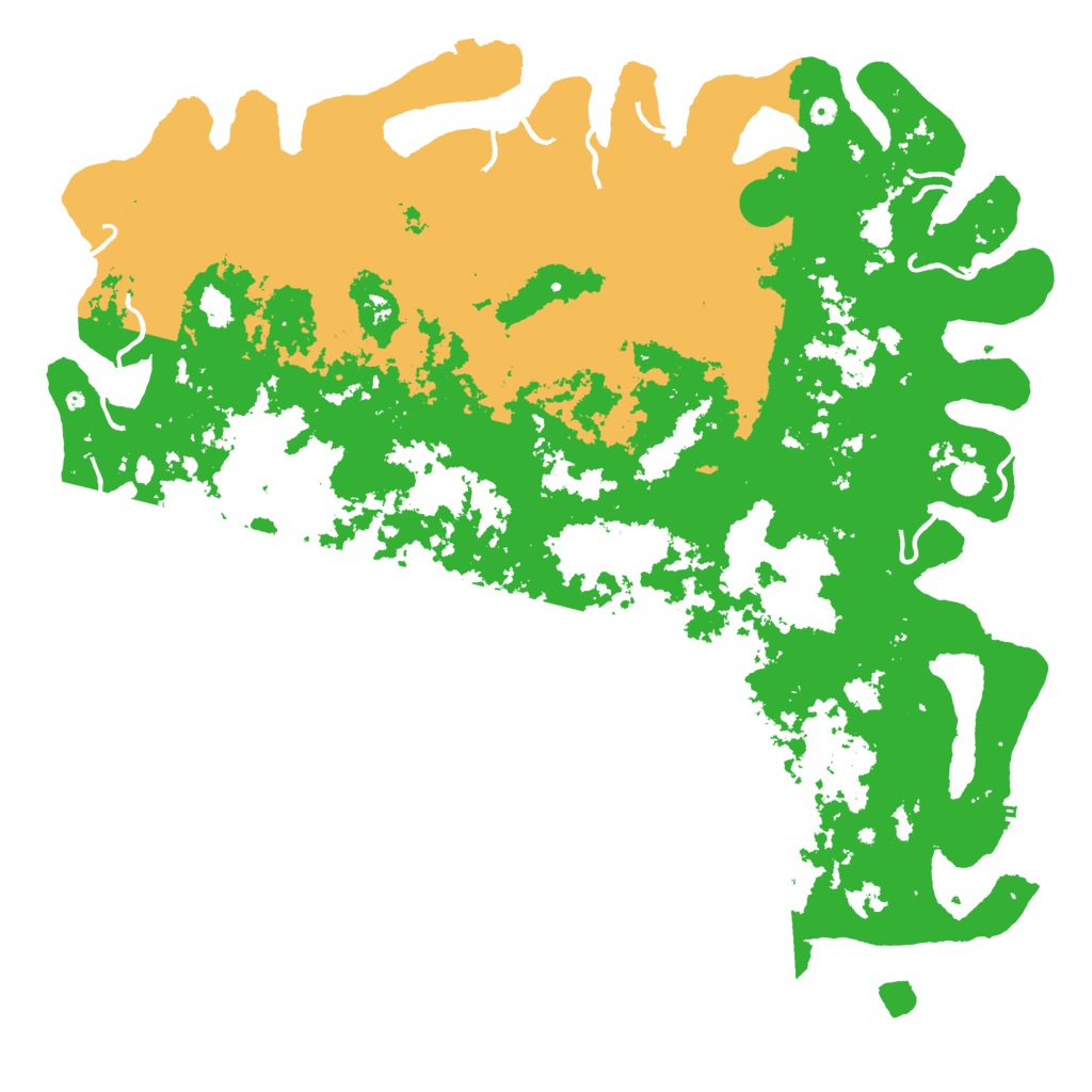Biome Rust Map: Procedural Map, Size: 6000, Seed: 1713813738