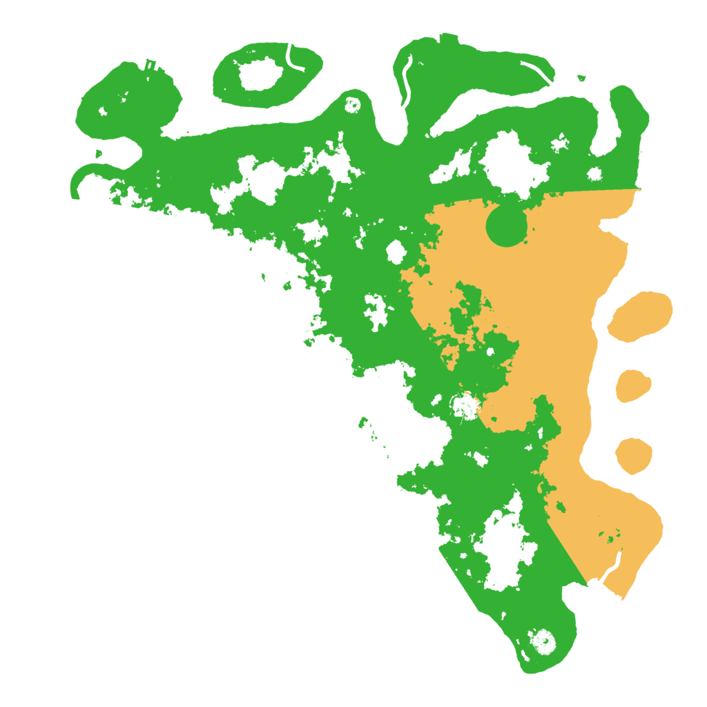 Biome Rust Map: Procedural Map, Size: 4500, Seed: 30102000