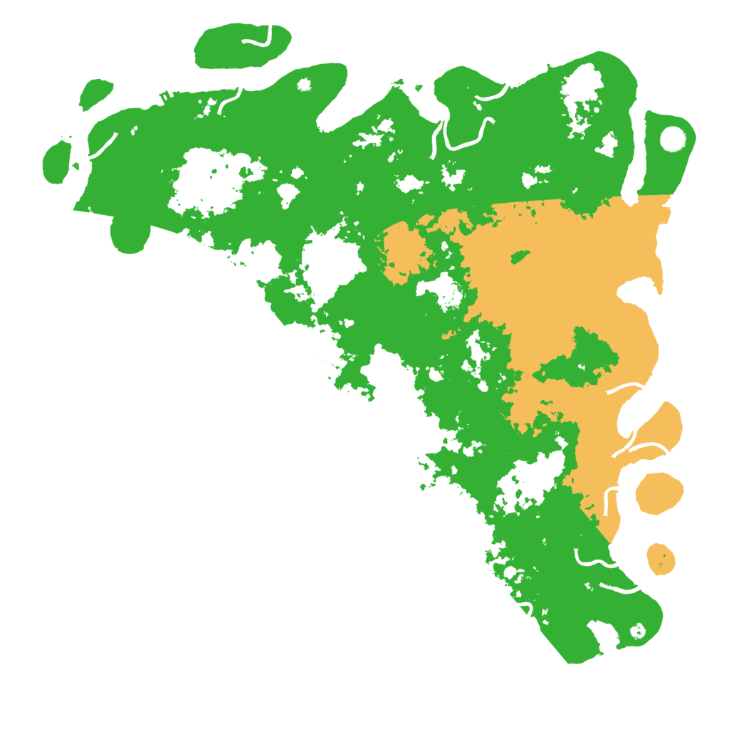 Biome Rust Map: Procedural Map, Size: 5000, Seed: 1666591275