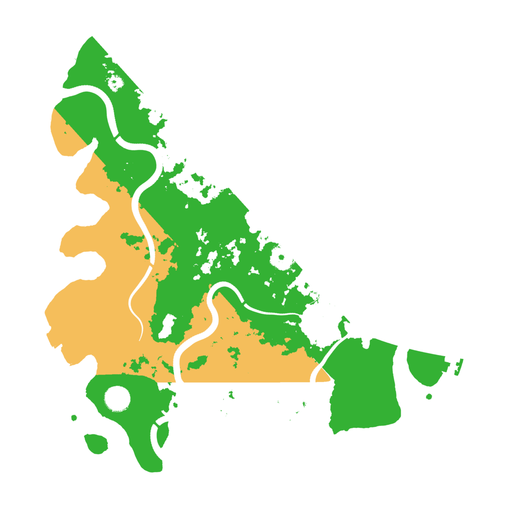 Biome Rust Map: Procedural Map, Size: 3500, Seed: 827118722