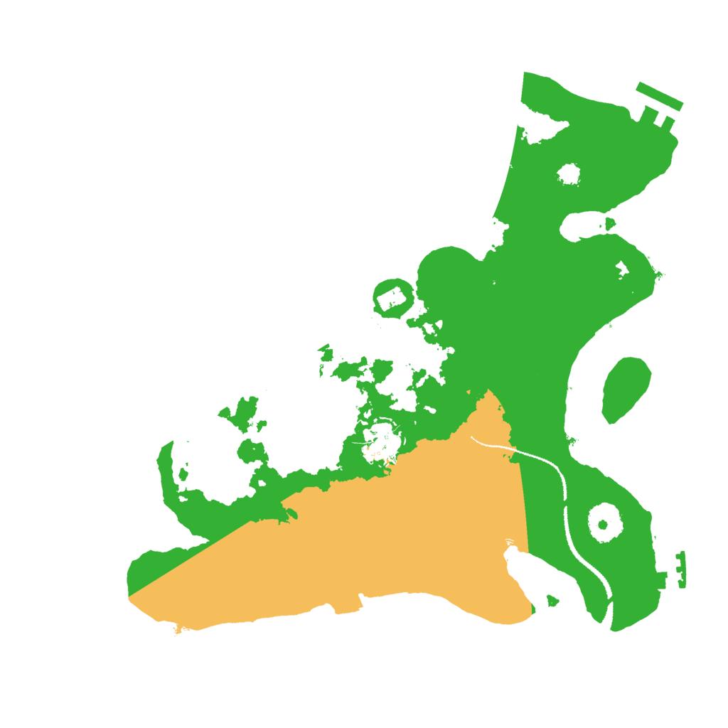 Biome Rust Map: Procedural Map, Size: 3000, Seed: 327777776