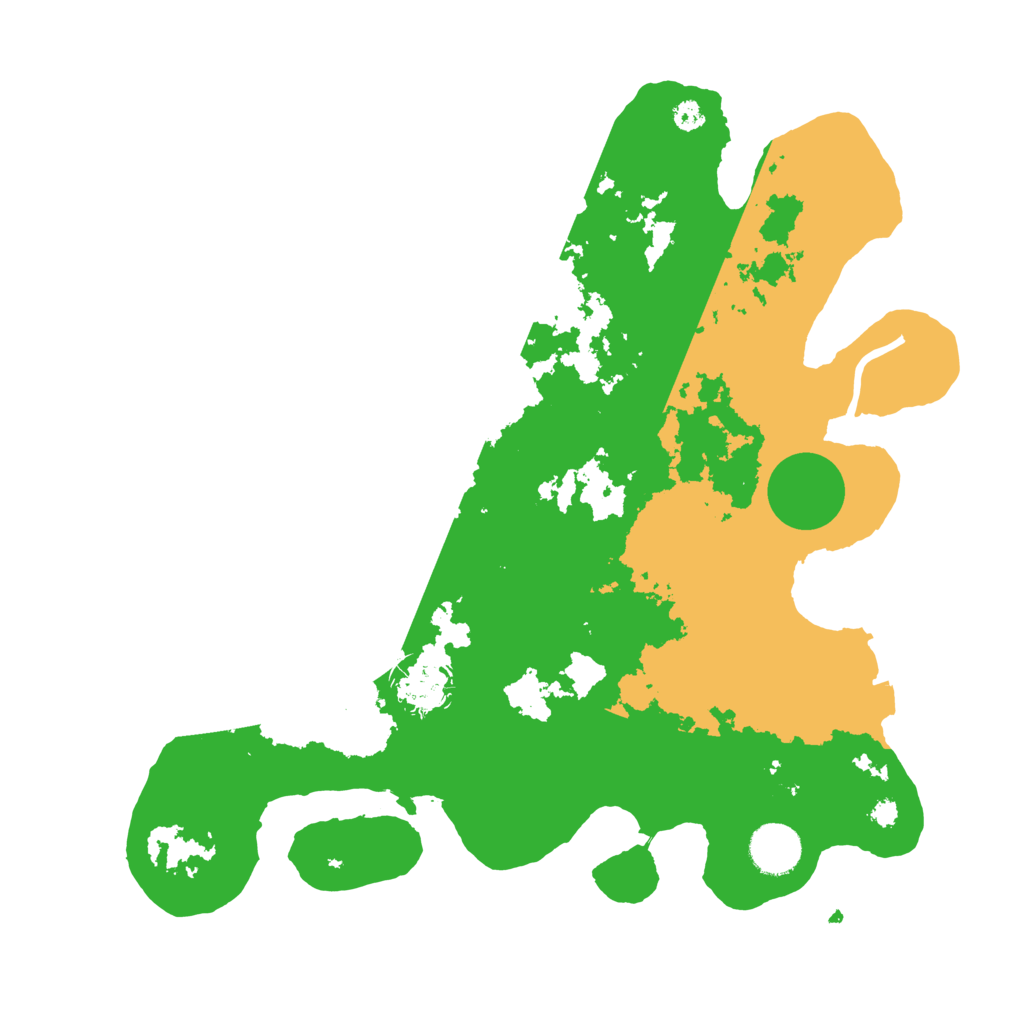 Biome Rust Map: Procedural Map, Size: 3500, Seed: 20220908