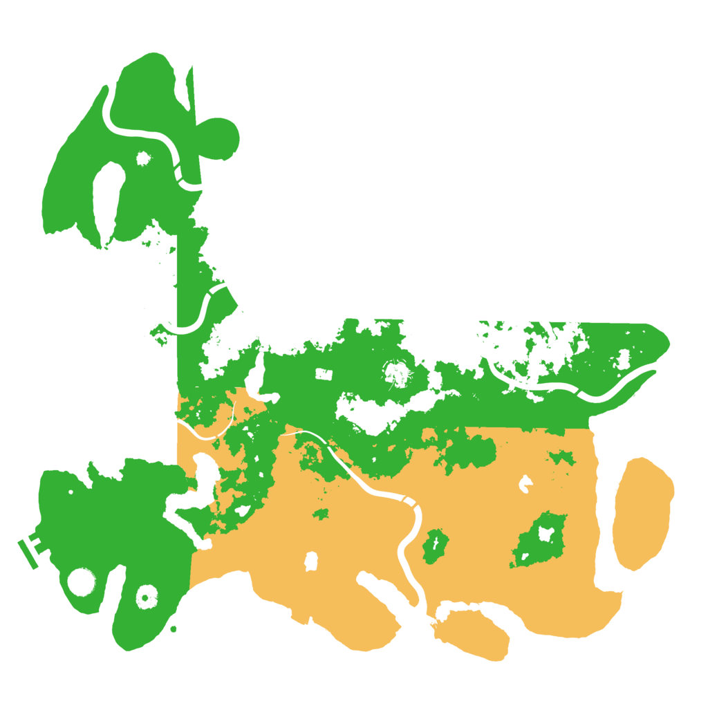 Biome Rust Map: Procedural Map, Size: 4500, Seed: 1836820091