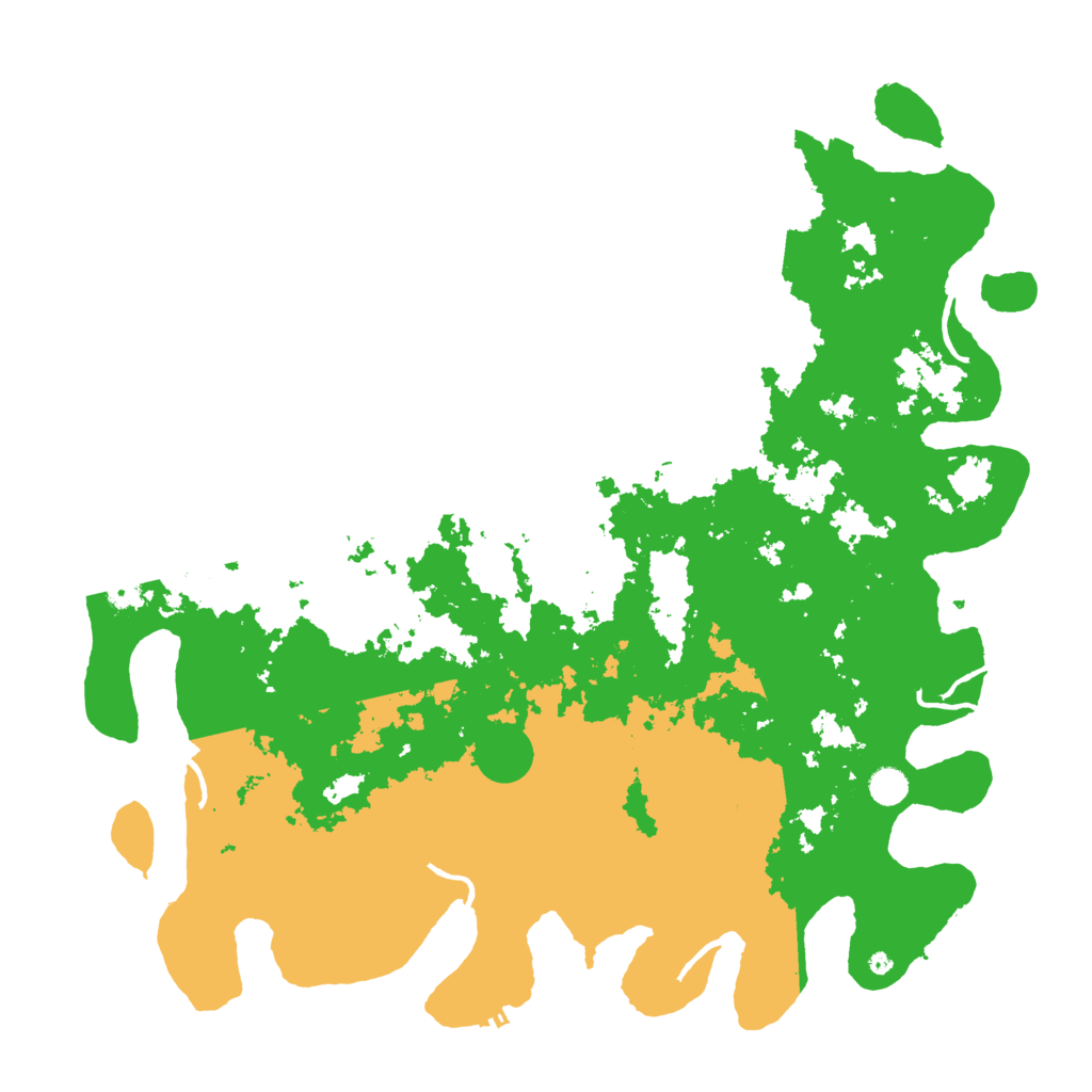 Biome Rust Map: Procedural Map, Size: 5000, Seed: 729325052