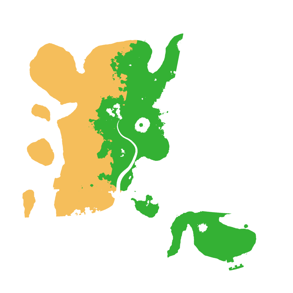 Biome Rust Map: Procedural Map, Size: 3000, Seed: 64017723