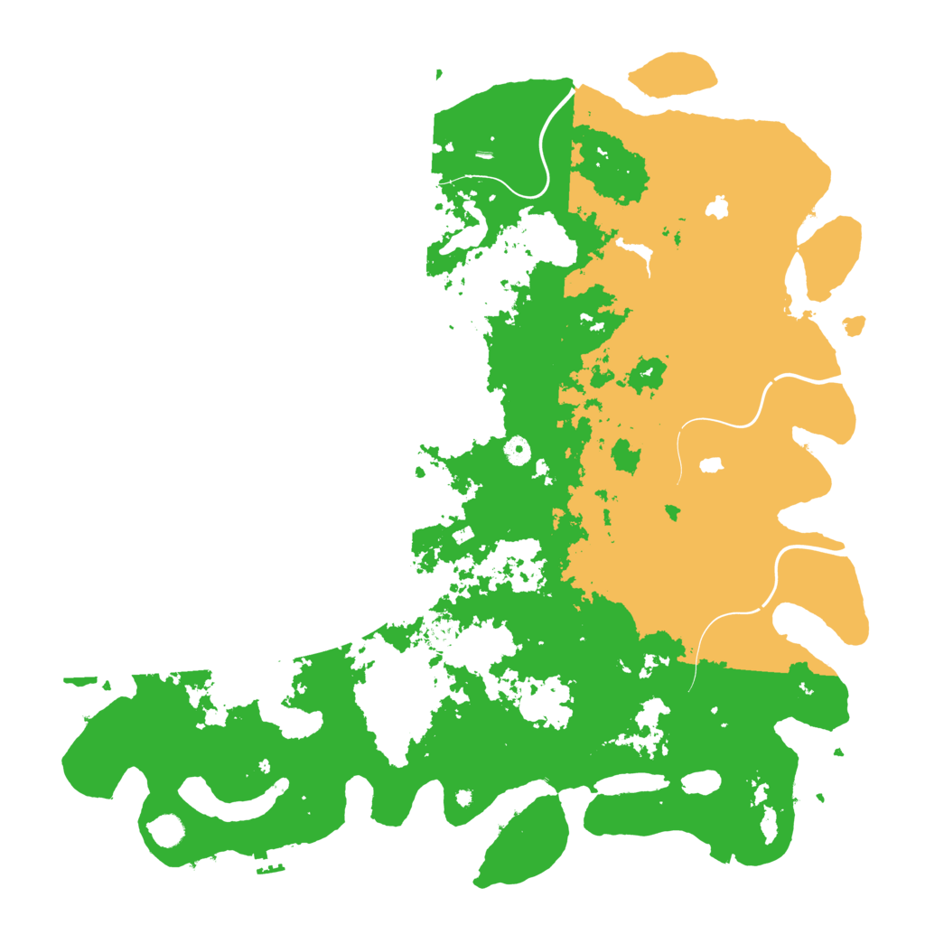 Biome Rust Map: Procedural Map, Size: 5000, Seed: 694649844