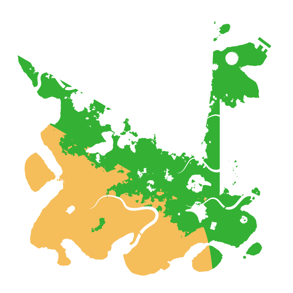 Biome Rust Map: Procedural Map, Size: 4000, Seed: 2020820806