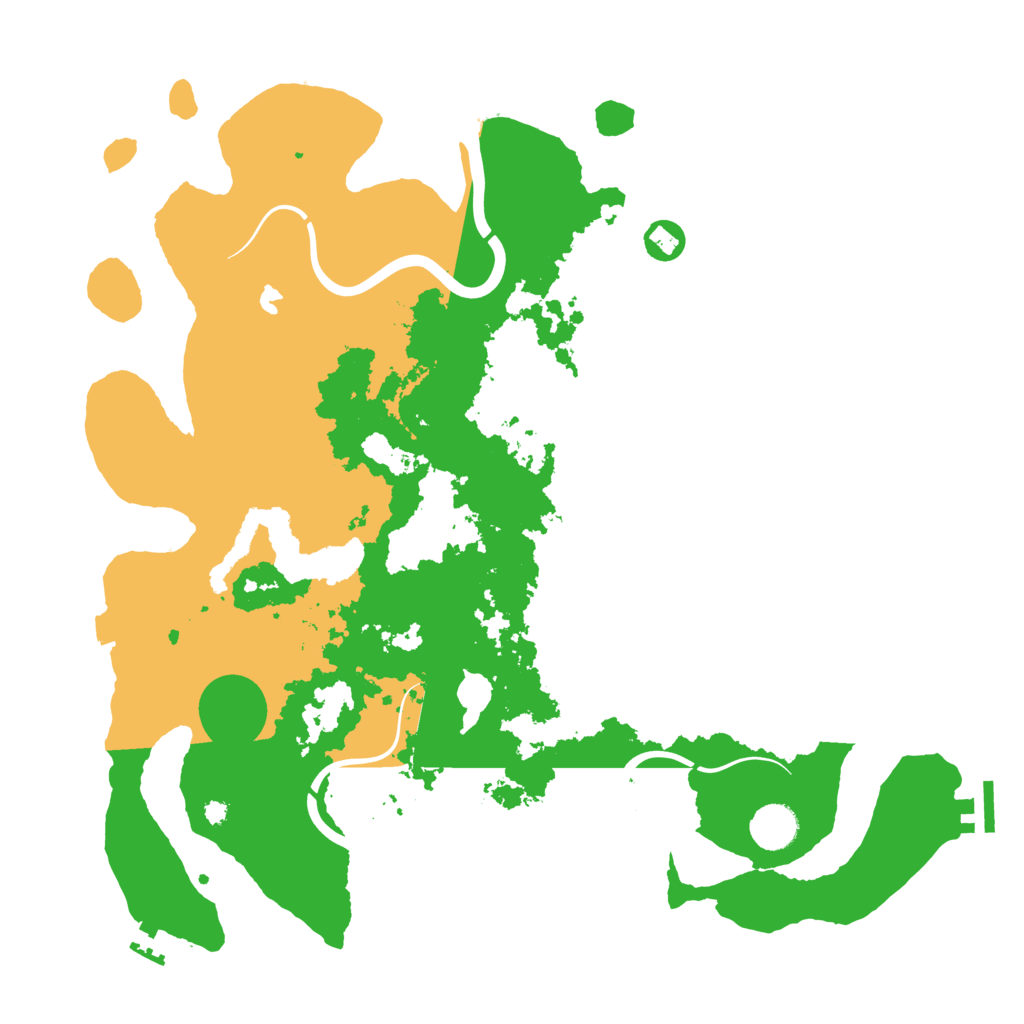 Biome Rust Map: Procedural Map, Size: 4000, Seed: 1466894294