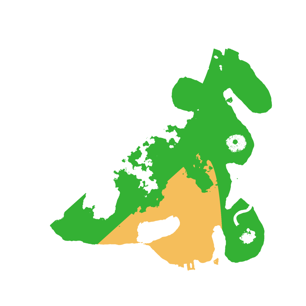 Biome Rust Map: Procedural Map, Size: 2500, Seed: 58990654