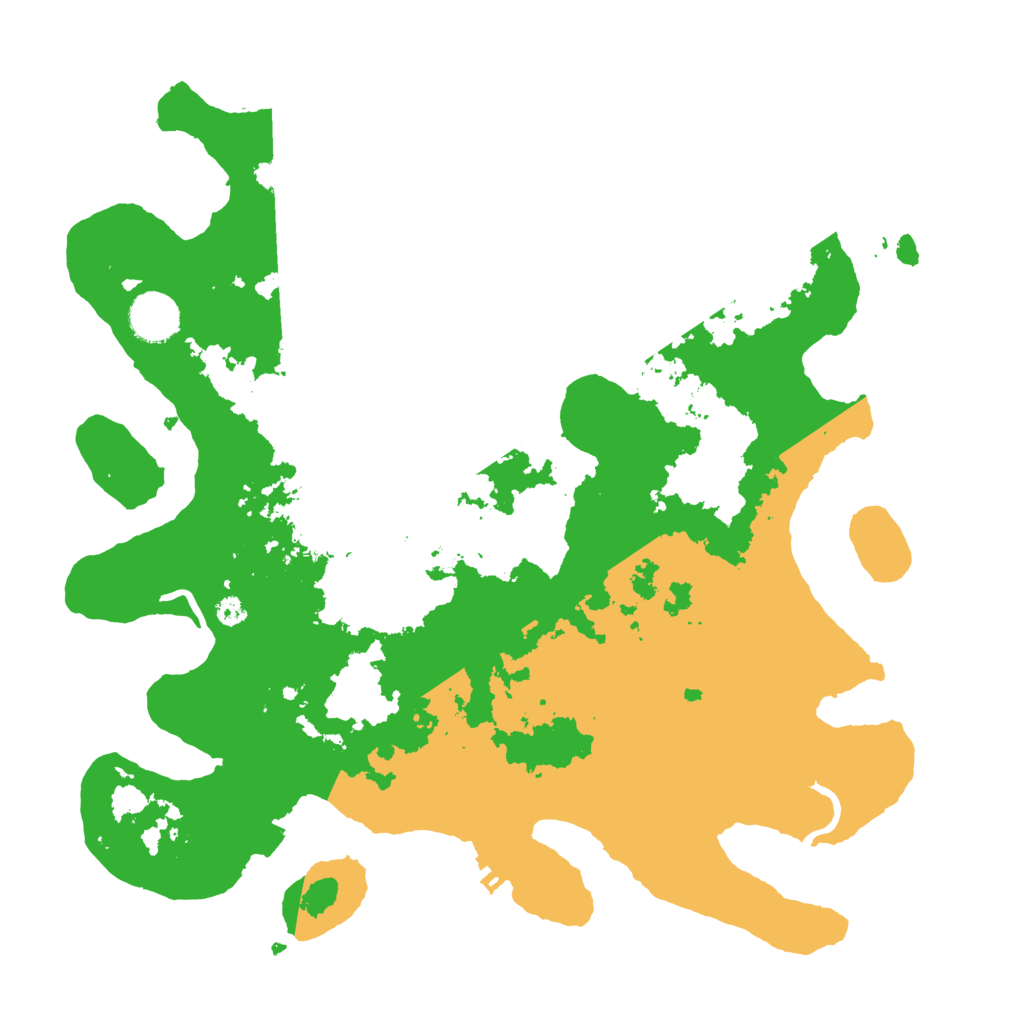 Biome Rust Map: Procedural Map, Size: 3600, Seed: 236706009