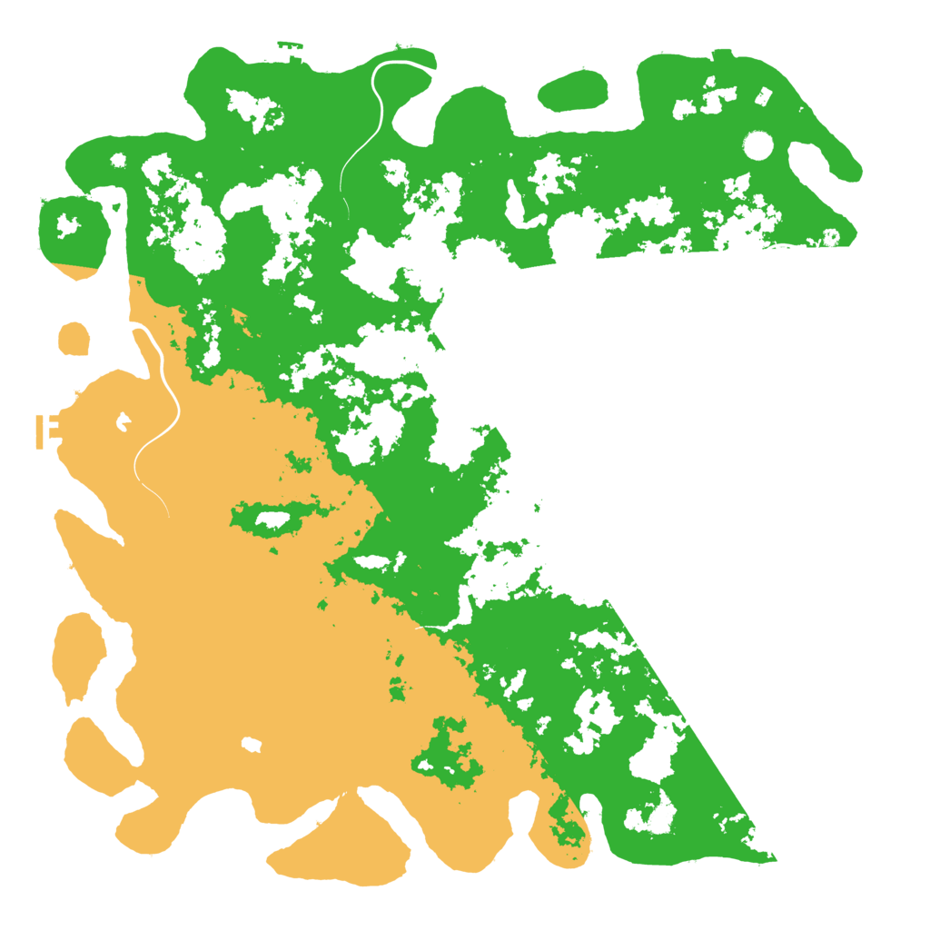 Biome Rust Map: Procedural Map, Size: 5500, Seed: 1777