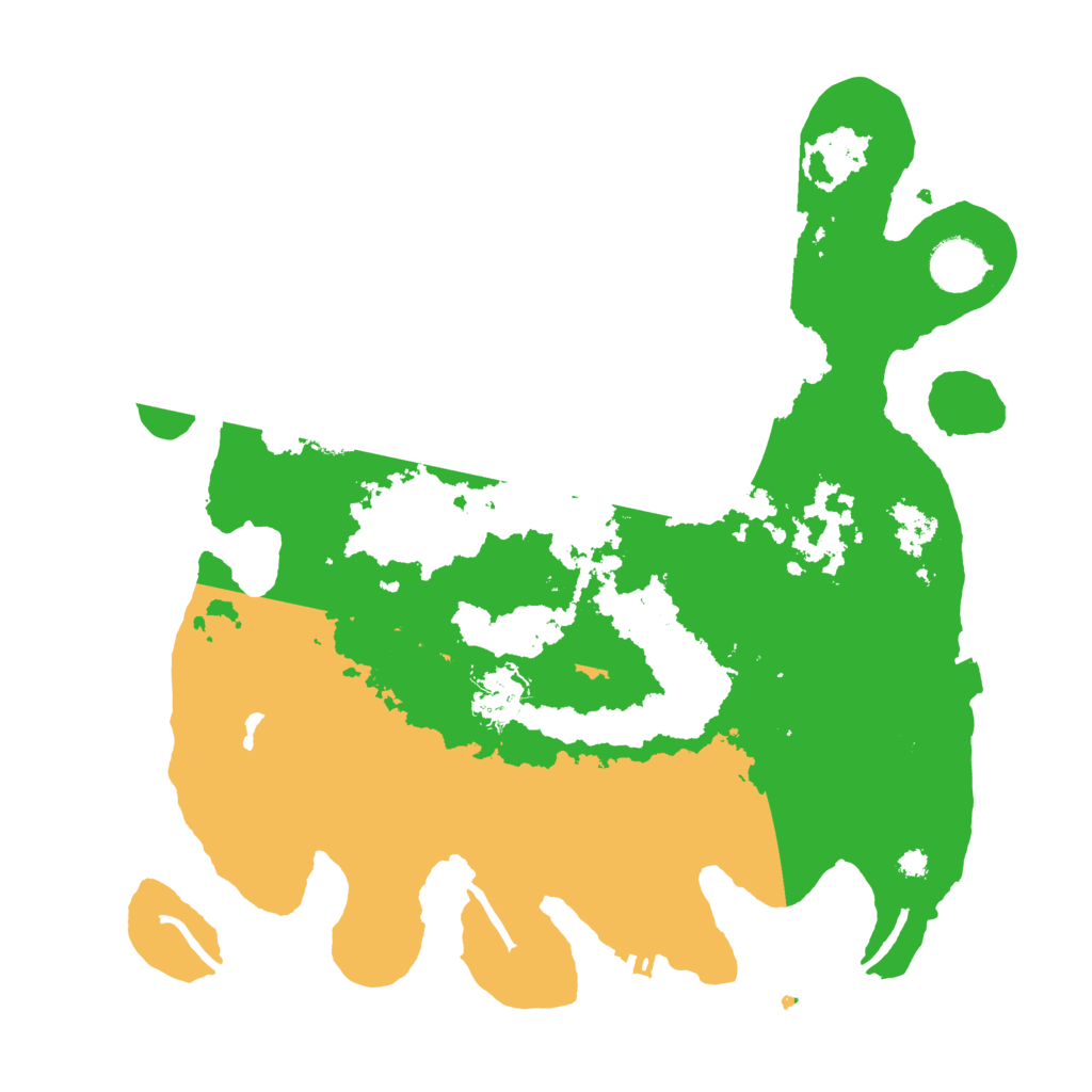 Biome Rust Map: Procedural Map, Size: 3500, Seed: 2040427182