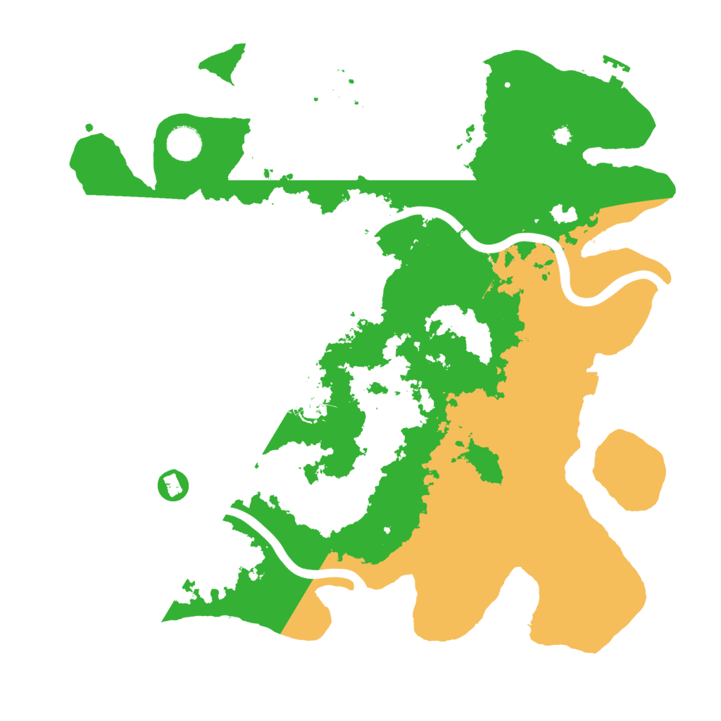 Biome Rust Map: Procedural Map, Size: 3700, Seed: 1542516328