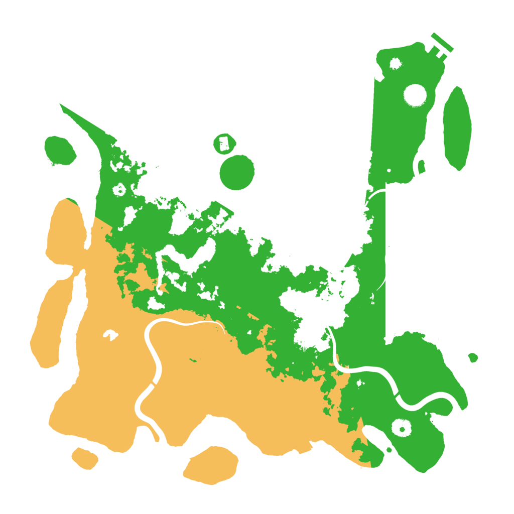 Biome Rust Map: Procedural Map, Size: 4000, Seed: 333034002