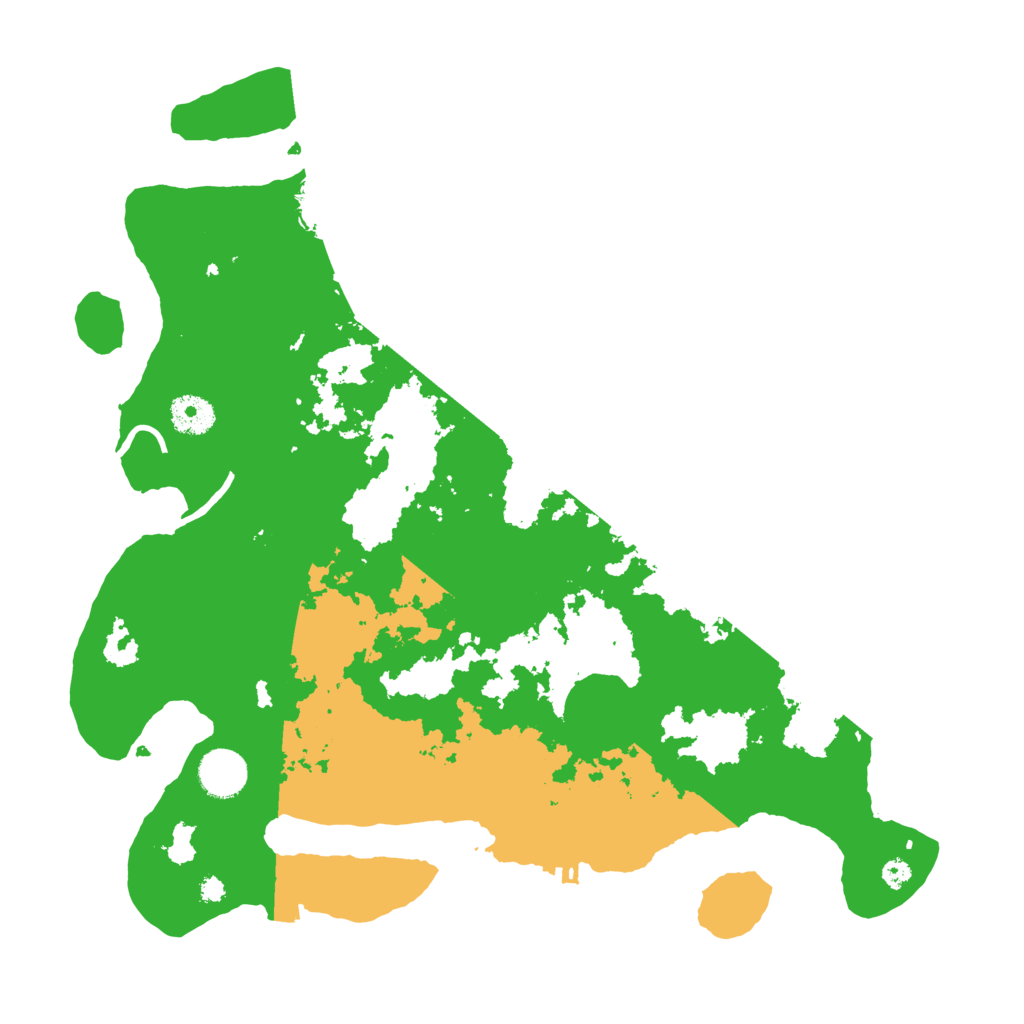 Biome Rust Map: Procedural Map, Size: 3700, Seed: 177288954