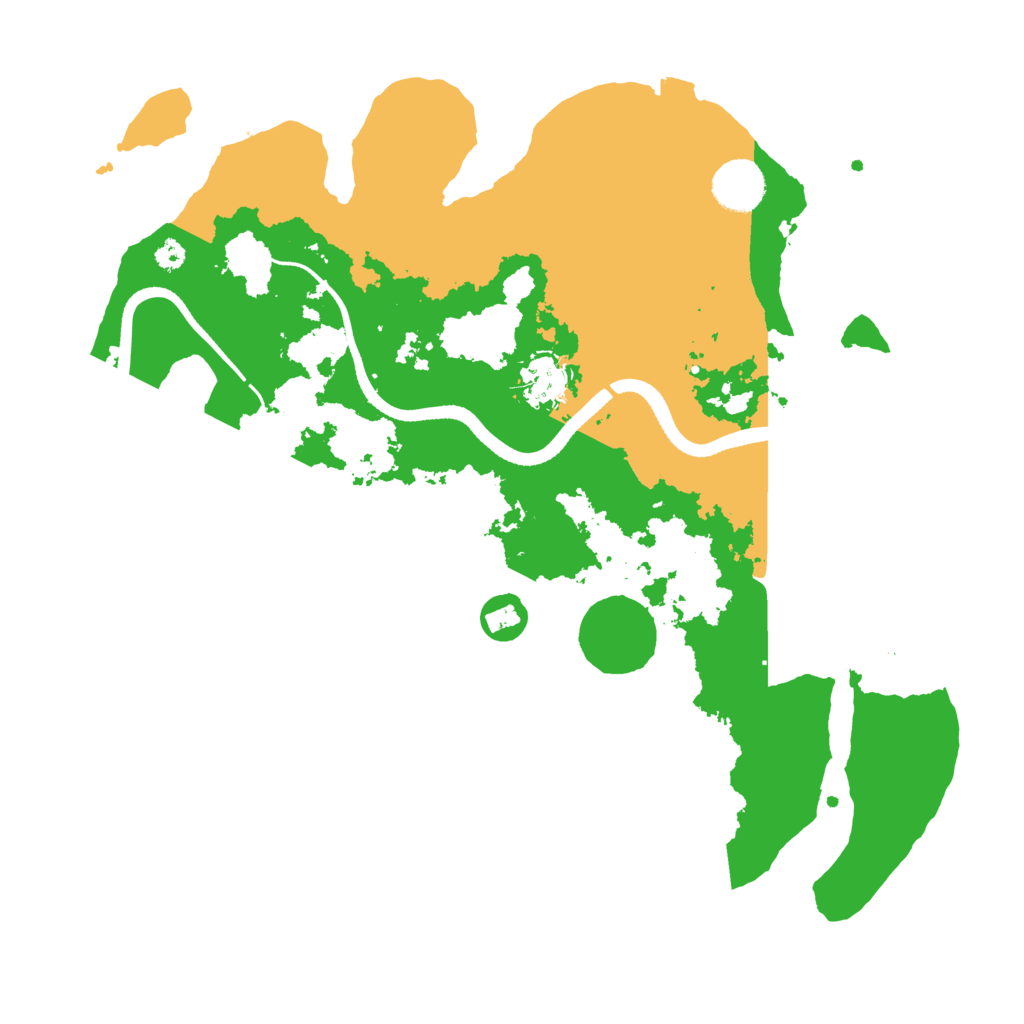 Biome Rust Map: Procedural Map, Size: 3500, Seed: 1838842698