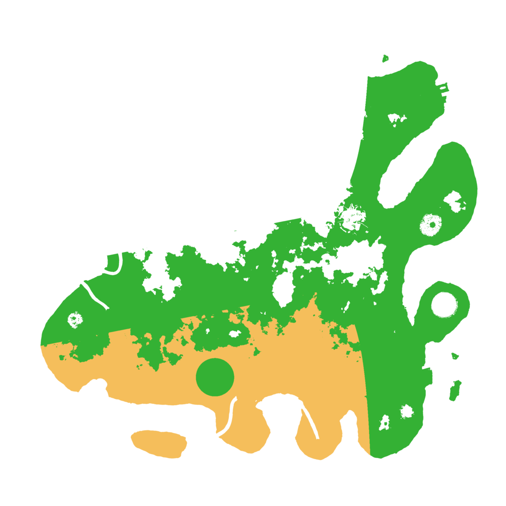 Biome Rust Map: Procedural Map, Size: 3500, Seed: 2630896