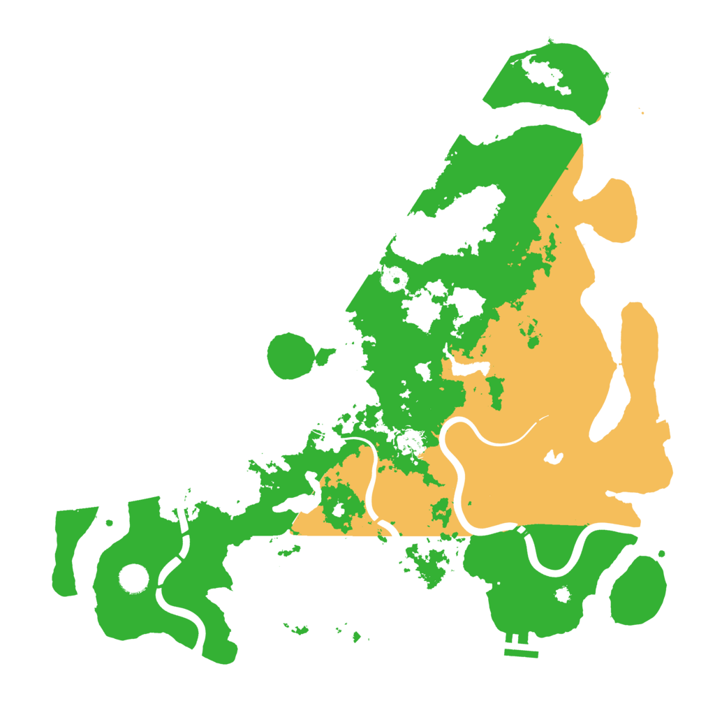 Biome Rust Map: Procedural Map, Size: 4250, Seed: 24955
