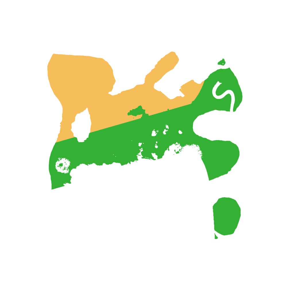 Biome Rust Map: Procedural Map, Size: 2000, Seed: 1888735985