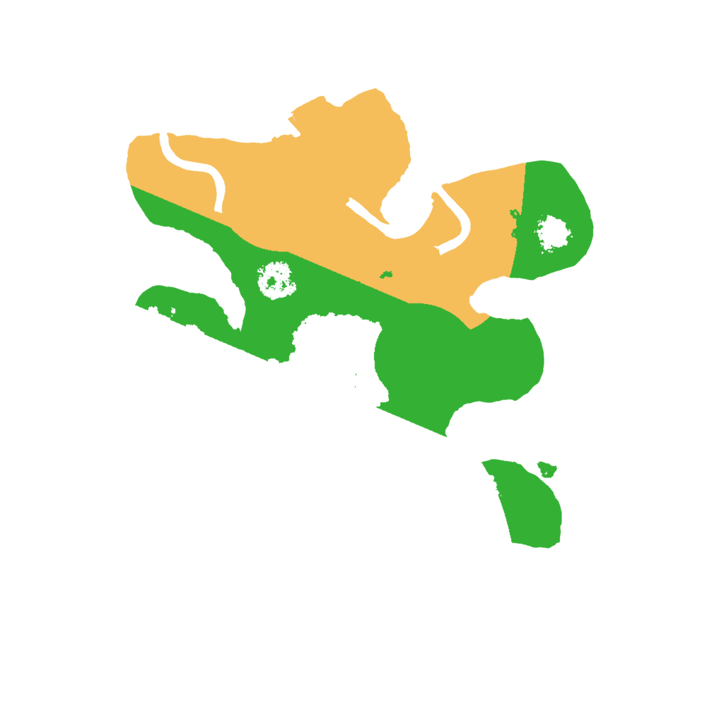 Biome Rust Map: Procedural Map, Size: 2000, Seed: 1073318332