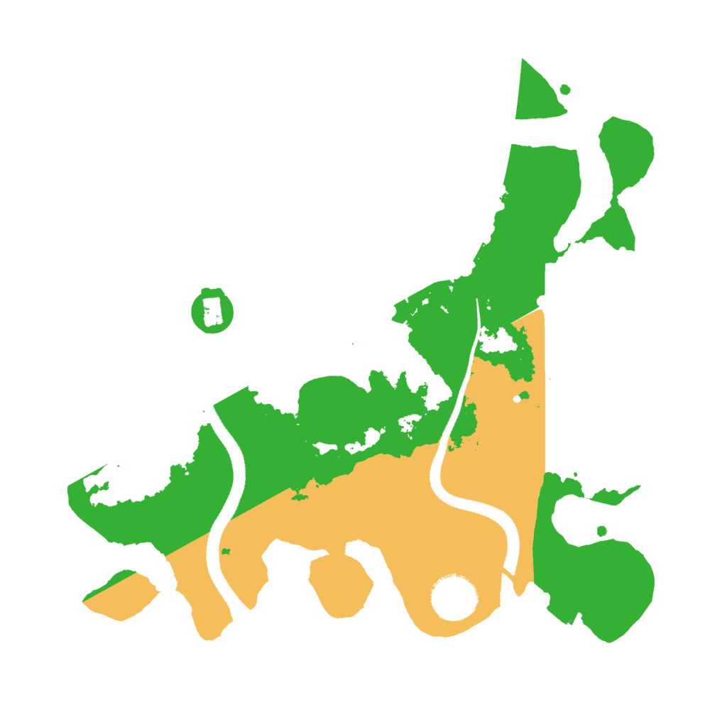 Biome Rust Map: Procedural Map, Size: 2800, Seed: 336346494