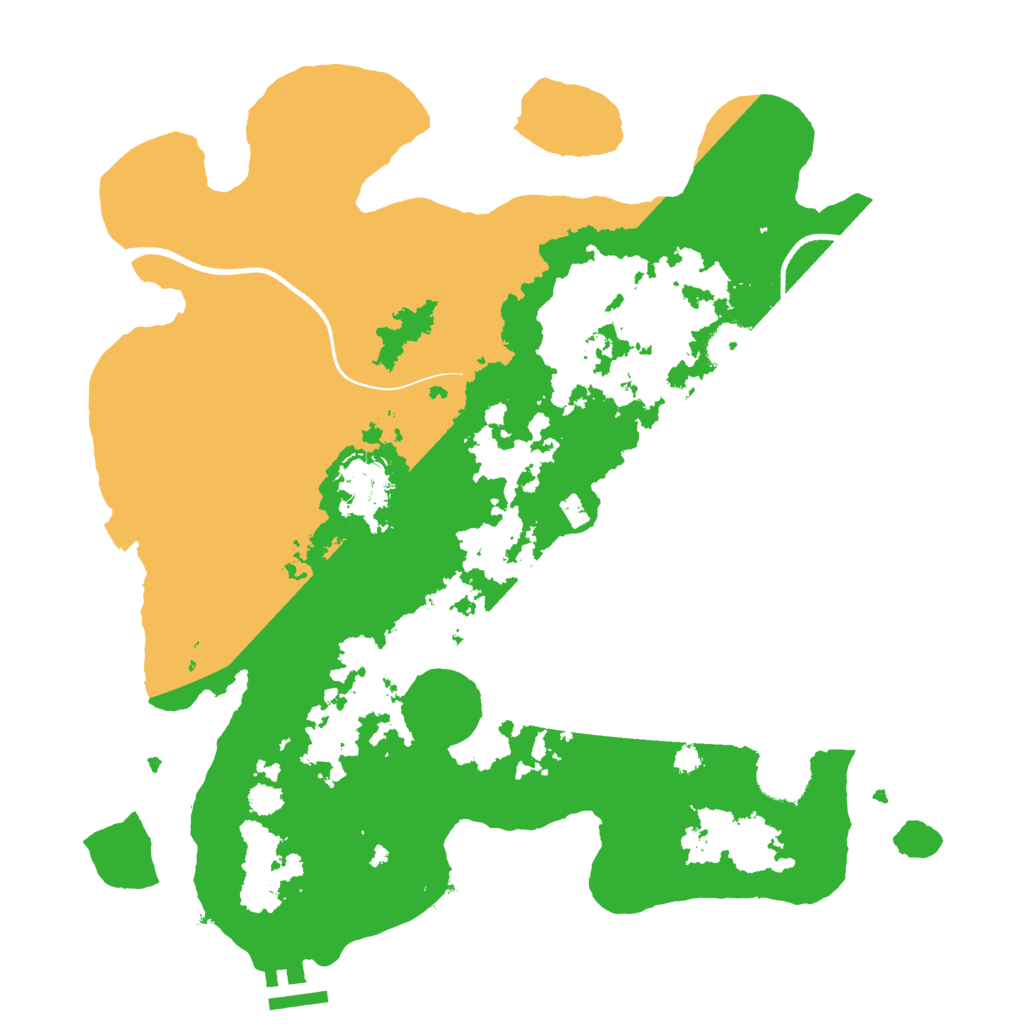 Biome Rust Map: Procedural Map, Size: 3500, Seed: 3472424