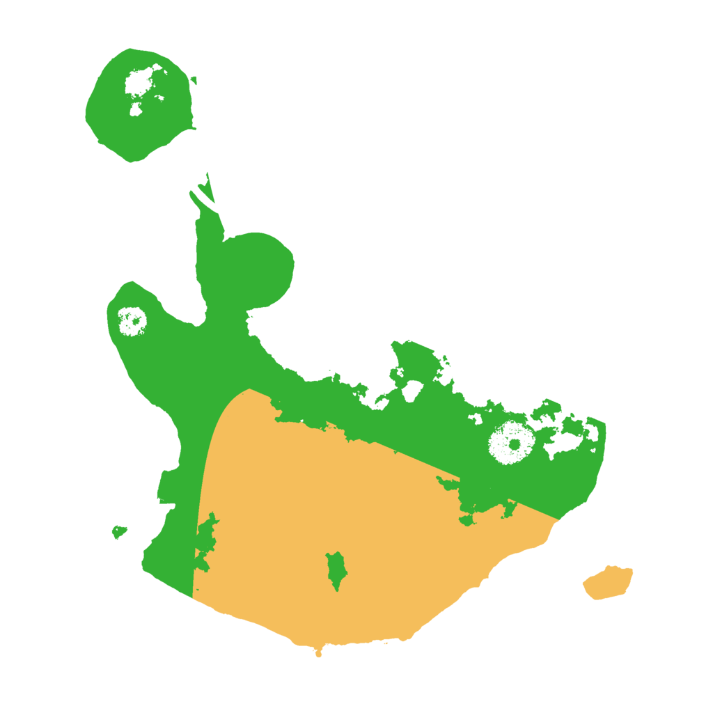 Biome Rust Map: Procedural Map, Size: 2500, Seed: 3823