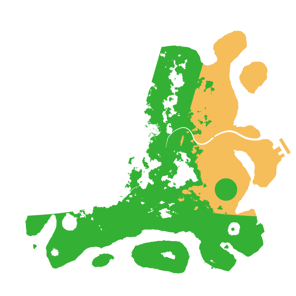 Biome Rust Map: Procedural Map, Size: 3500, Seed: 1349215324