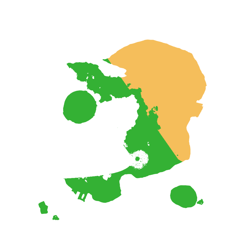 Biome Rust Map: Procedural Map, Size: 2000, Seed: 446266112