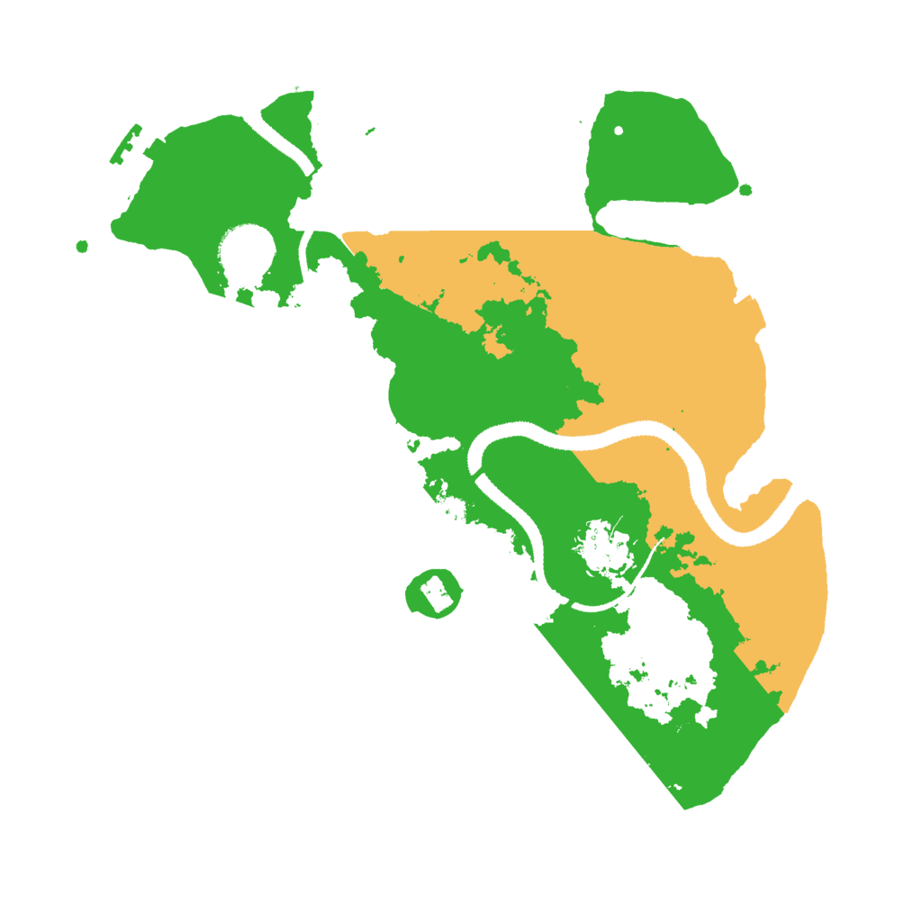 Biome Rust Map: Procedural Map, Size: 3000, Seed: 1307646325