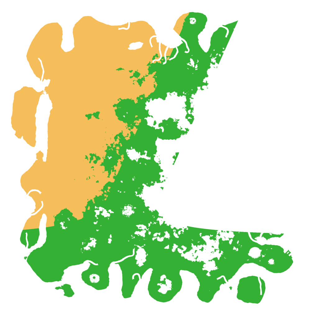 Biome Rust Map: Procedural Map, Size: 5000, Seed: 29366562