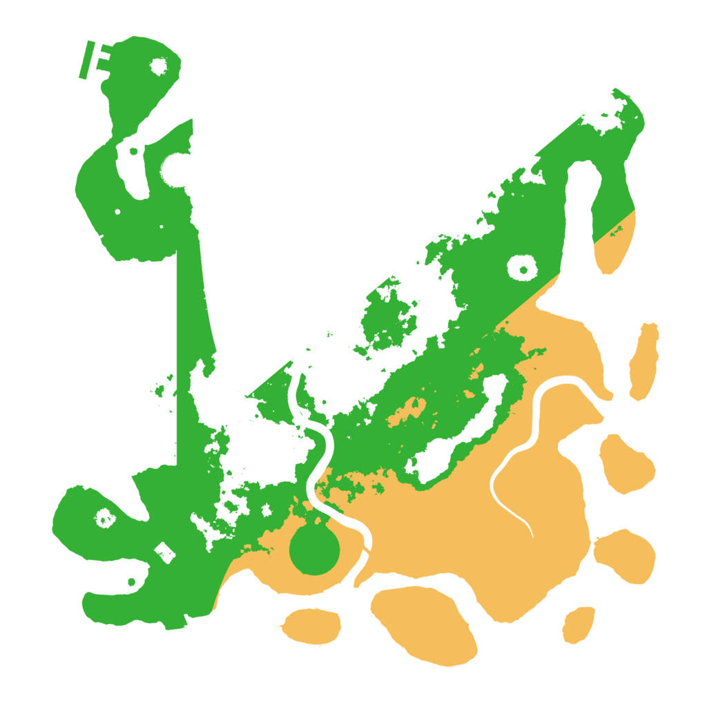 Biome Rust Map: Procedural Map, Size: 3700, Seed: 1846802056