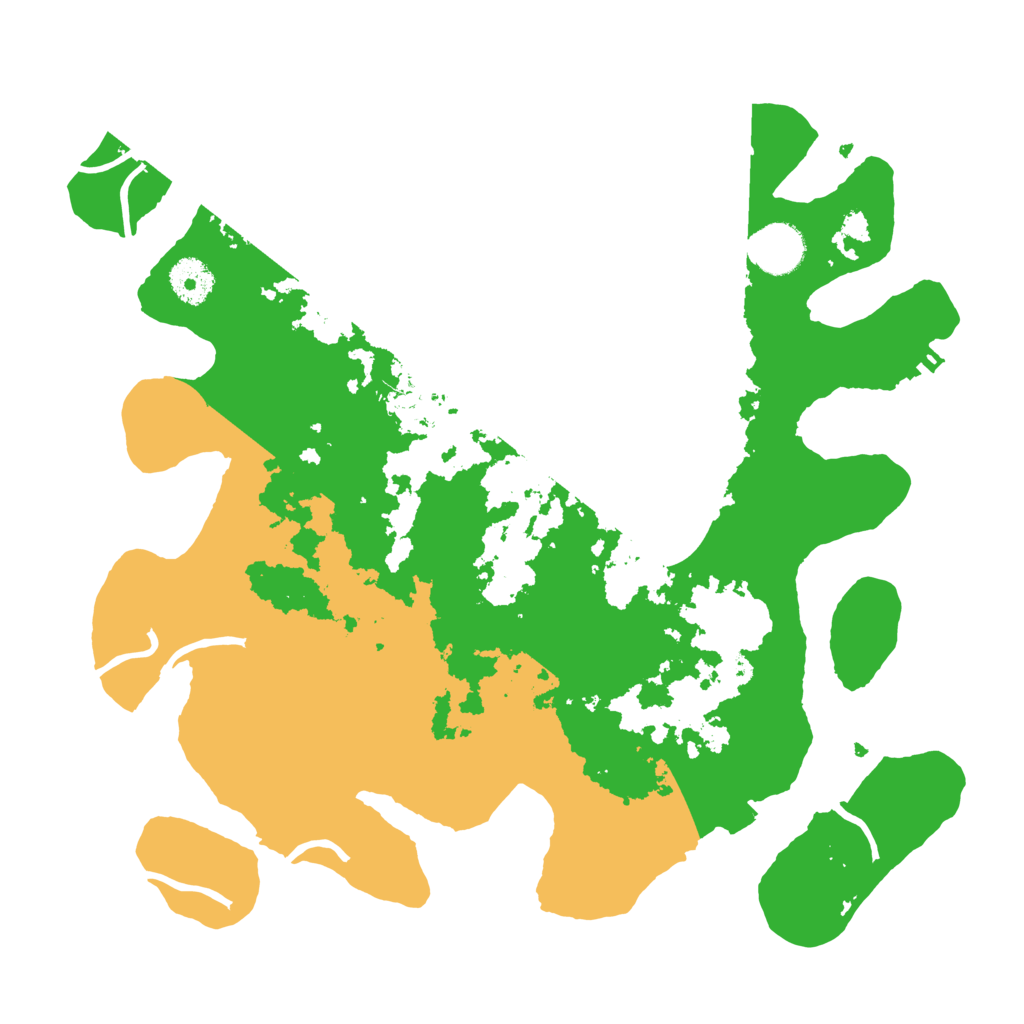 Biome Rust Map: Procedural Map, Size: 3500, Seed: 1254881286