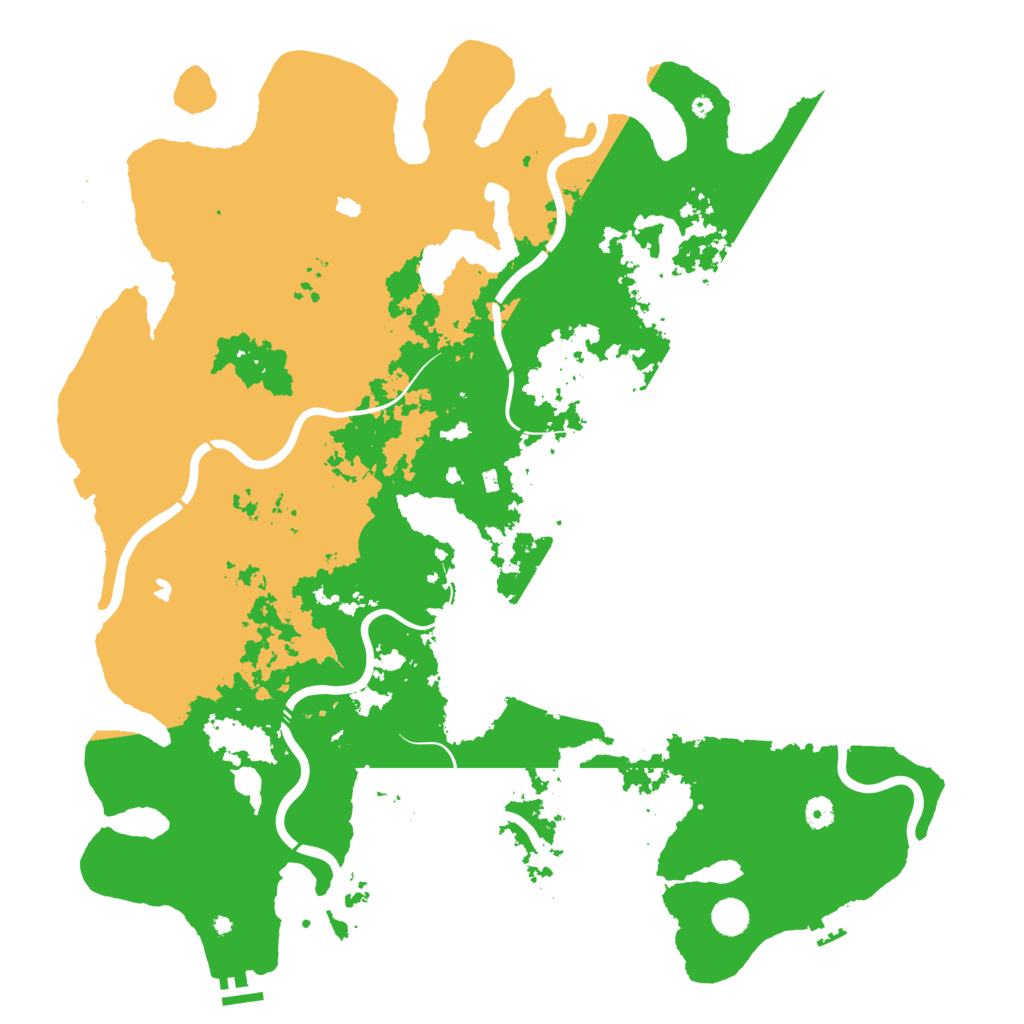 Biome Rust Map: Procedural Map, Size: 5000, Seed: 1919328406