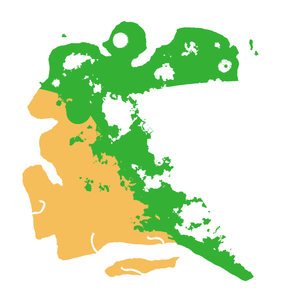 Biome Rust Map: Procedural Map, Size: 3500, Seed: 1110632097