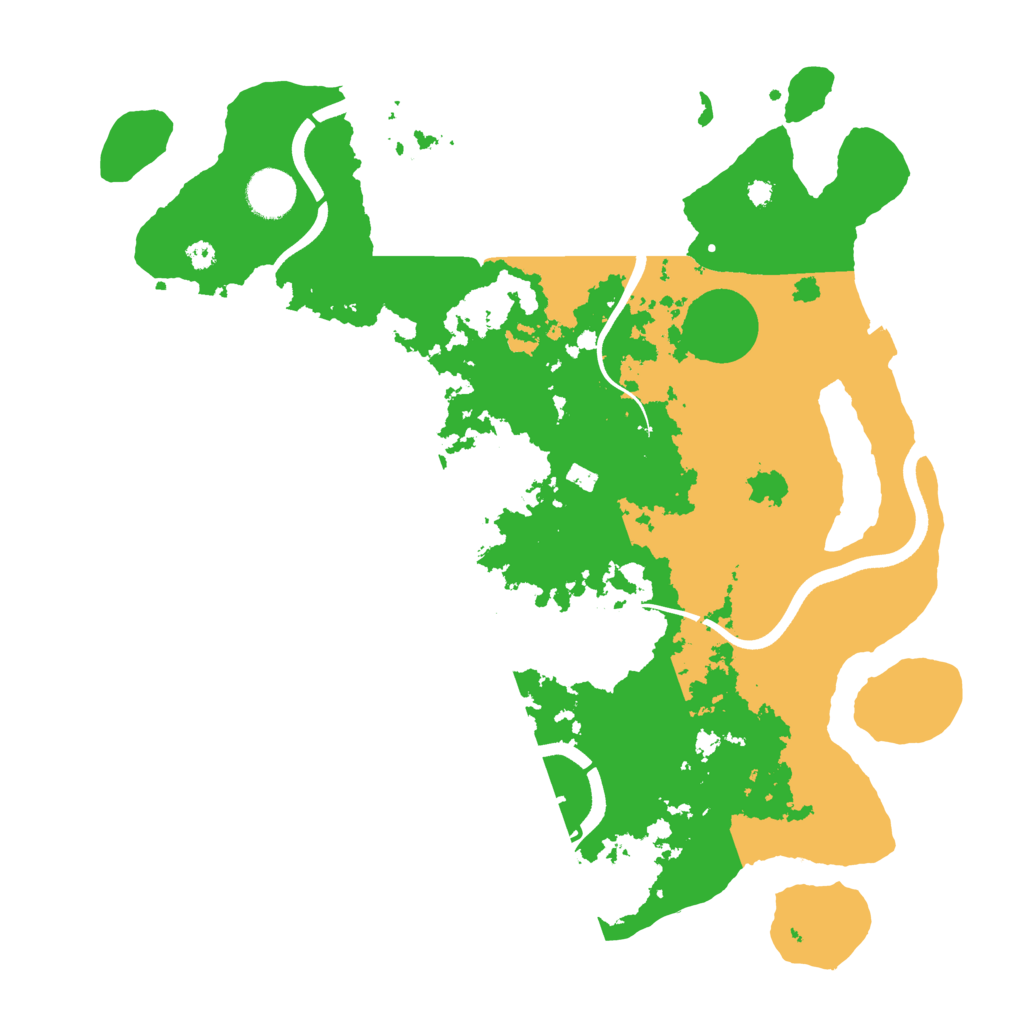 Biome Rust Map: Procedural Map, Size: 3700, Seed: 1529572318