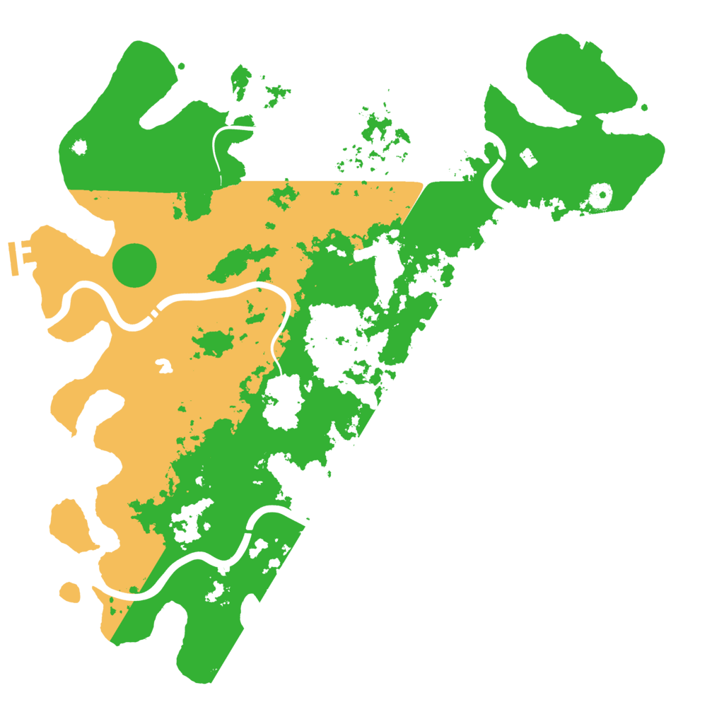 Biome Rust Map: Procedural Map, Size: 4334, Seed: 13825554