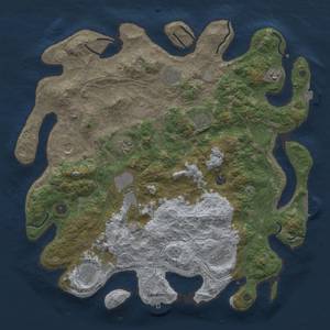 Thumbnail Rust Map: Procedural Map, Size: 4500, Seed: 311054773, 19 Monuments