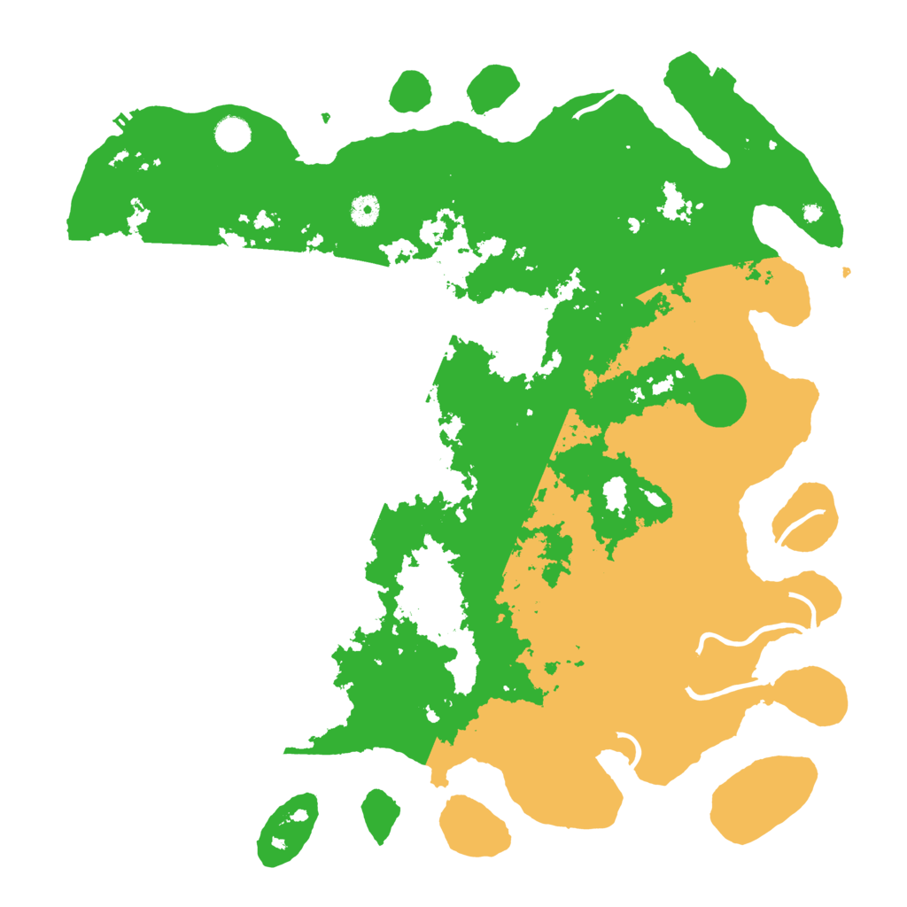 Biome Rust Map: Procedural Map, Size: 4500, Seed: 1881191046