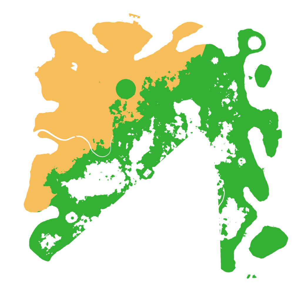 Biome Rust Map: Procedural Map, Size: 4000, Seed: 70923