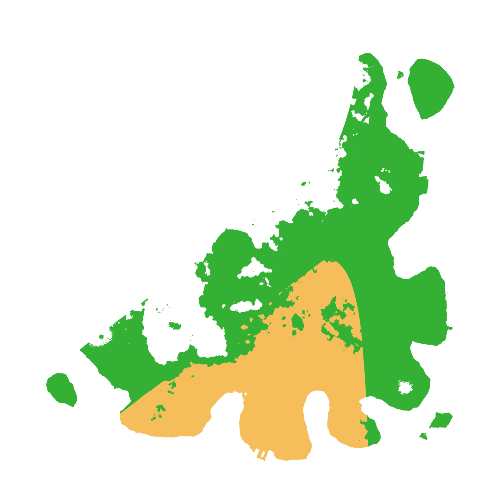 Biome Rust Map: Procedural Map, Size: 3400, Seed: 81160072