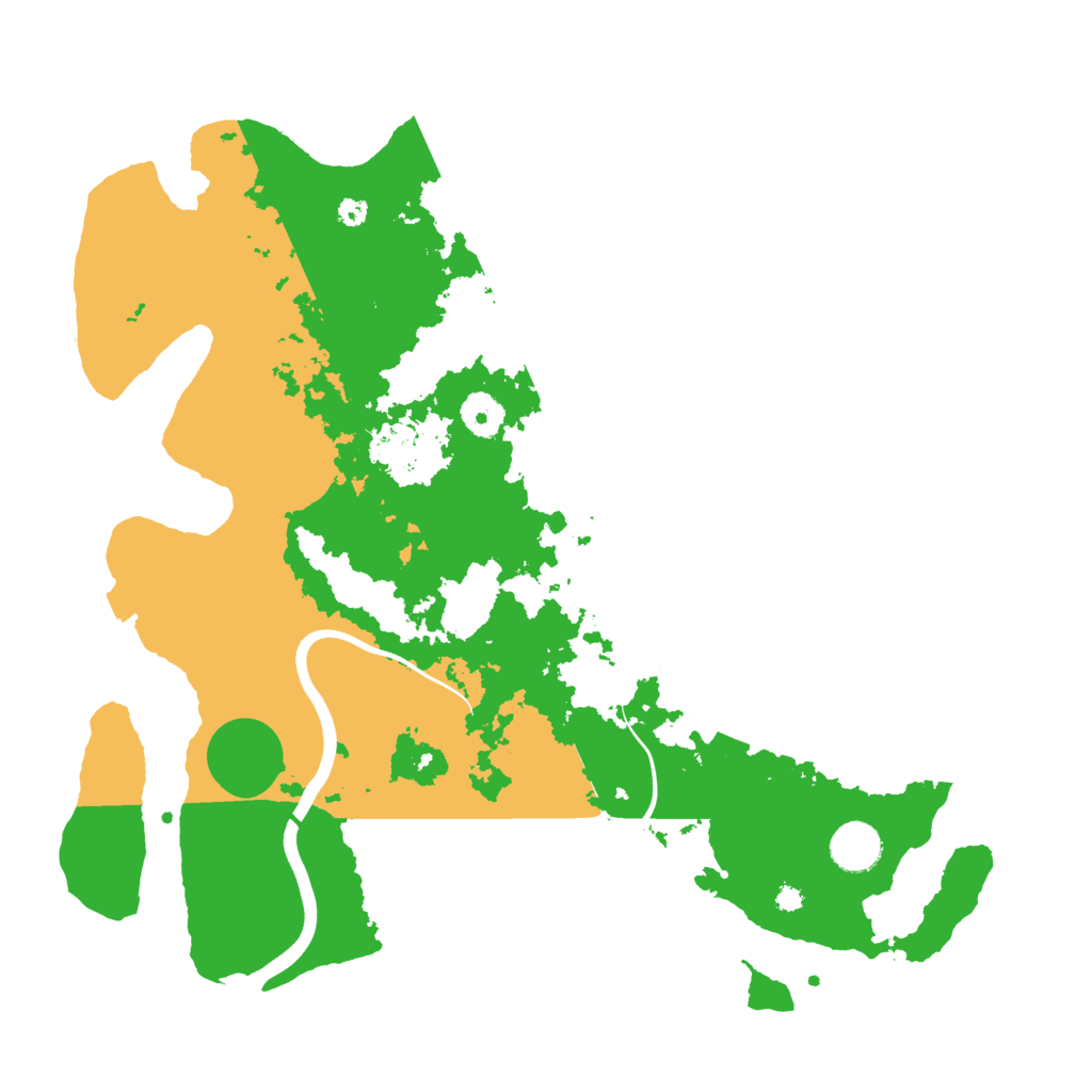 Biome Rust Map: Procedural Map, Size: 3800, Seed: 67226986