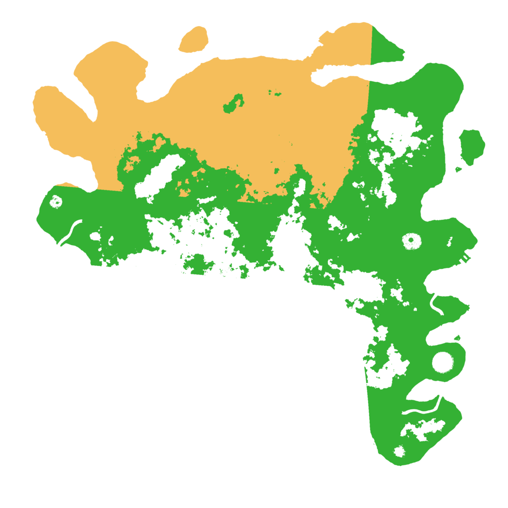 Biome Rust Map: Procedural Map, Size: 4250, Seed: 2401