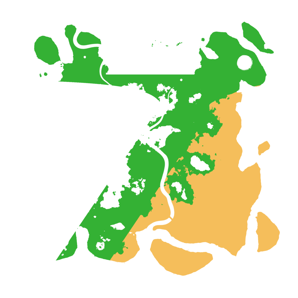 Biome Rust Map: Procedural Map, Size: 3500, Seed: 1394811489