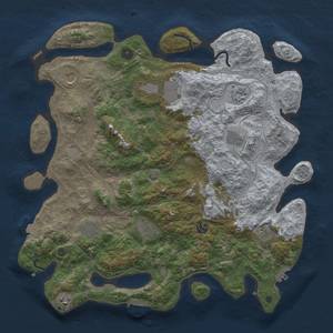 Thumbnail Rust Map: Procedural Map, Size: 4250, Seed: 383584928, 18 Monuments