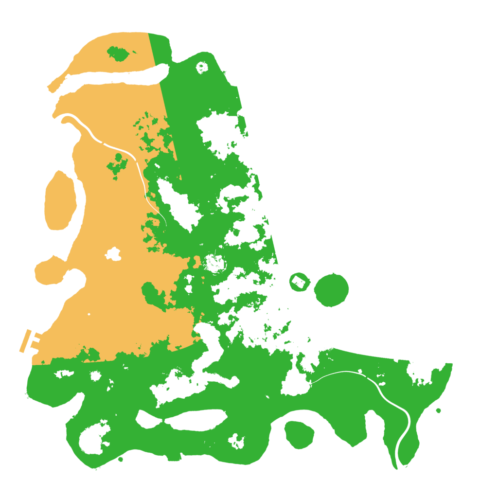 Biome Rust Map: Procedural Map, Size: 4250, Seed: 383584928